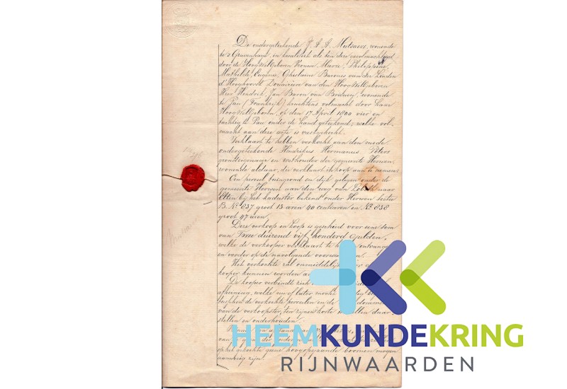 koop contract Grond Villa Peters coll. J.C Peters (6)